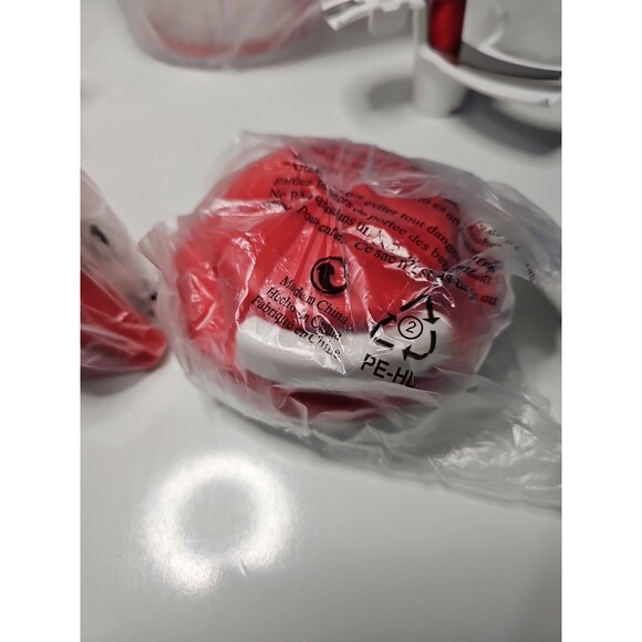 NEW Tupperware Power Chef Food Processor Chopper Whisk Funnel 5.5 Cups Chili Red - Picture 5 of 6